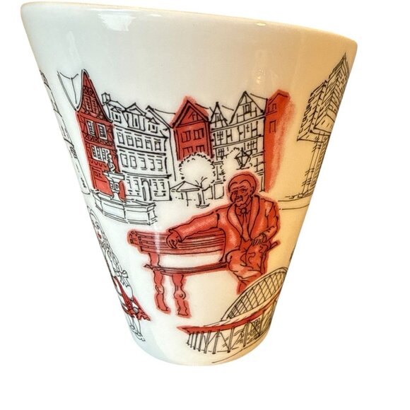 Villeroy & Boch 1748 Right Twisted Handle Coffee Mug Cup Landmarks Koln Germany - Picture 4 of 11